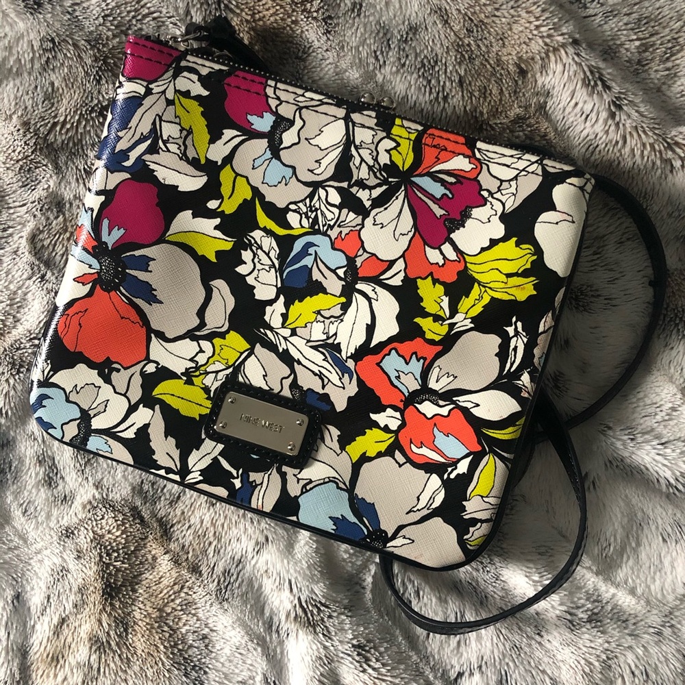 Nine West Floral Cross Body Handbag
